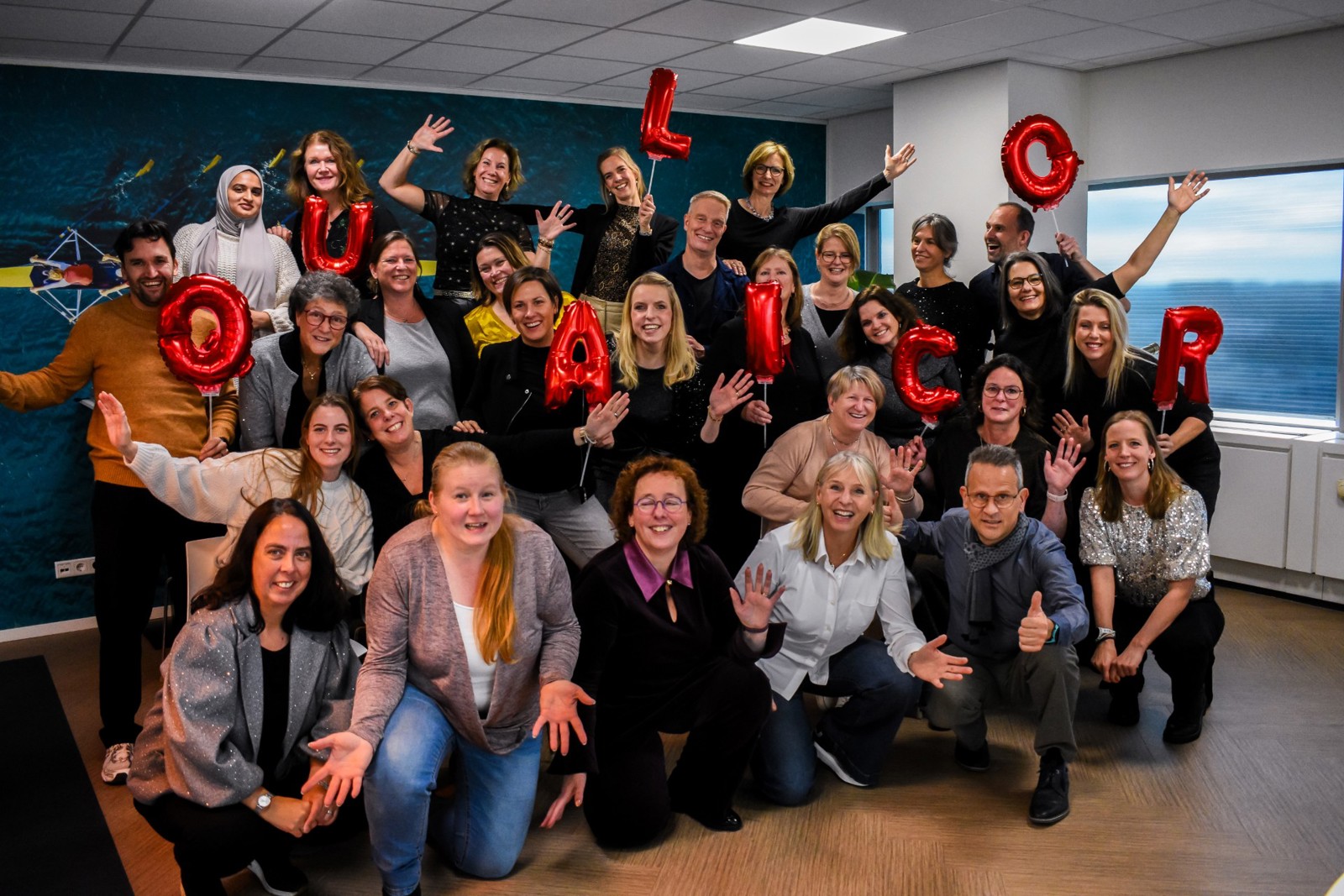 Teamfoto 2025 Feestelijk